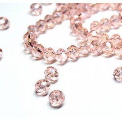 Glass crystals 8x6mm