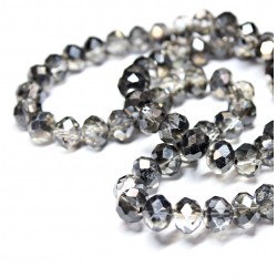 Glass crystals 8x6mm