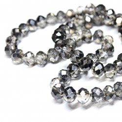 Glass crystals 8x6mm