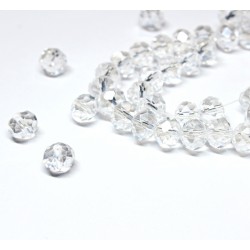 Glass crystals 8x6mm