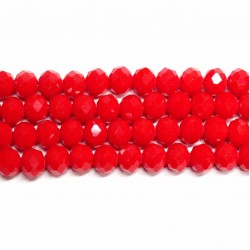 Glass crystals 8x6mm