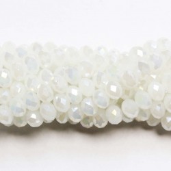 Glass crystals 8x6mm