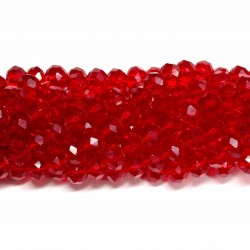 Glass crystals 8x6mm