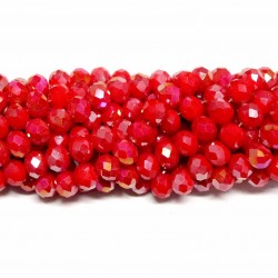 Glass crystals 8x6mm