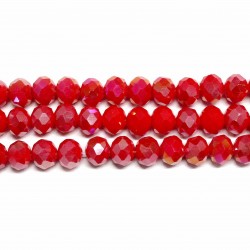 Glass crystals 8x6mm