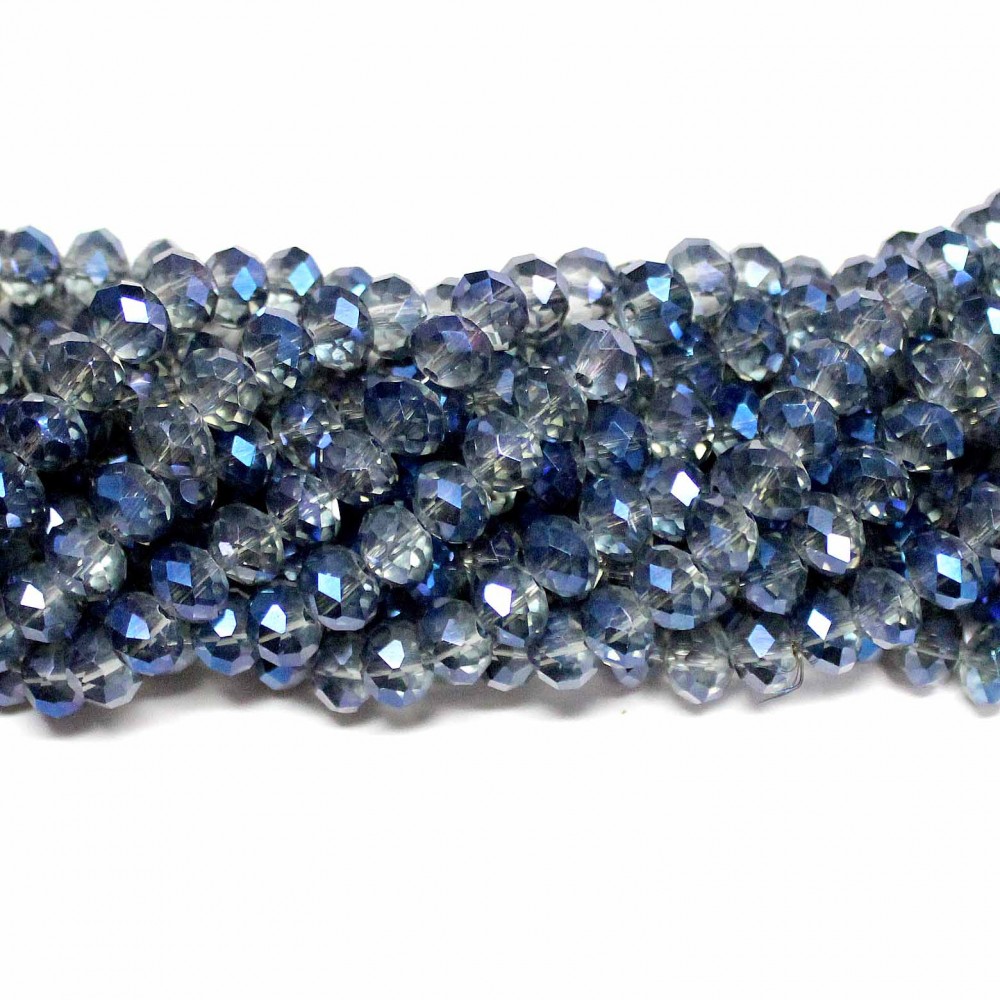 Glass crystals 8x6mm