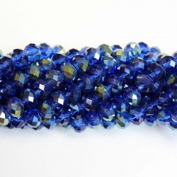 Glass crystals 8x6mm