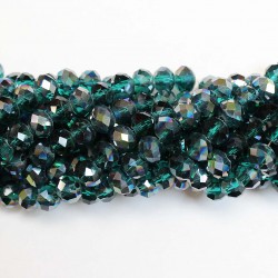 Glass crystals 8x6mm