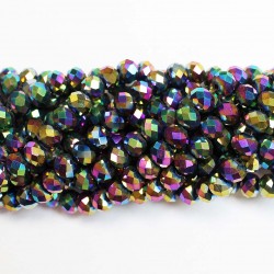 Glass crystals 8x6mm