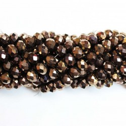 Glass crystals 8x6mm