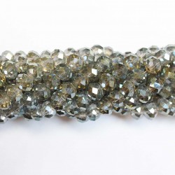 Glass crystals 8x6mm