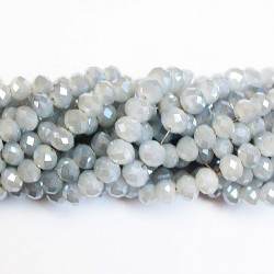 Glass crystals 8x6mm