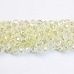 Glass crystals 8x6mm