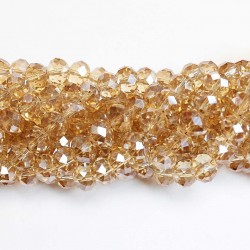 Glass crystals 8x6mm