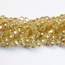 Glass crystals 8x6mm