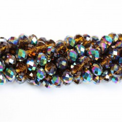 Glass crystals 8x6mm