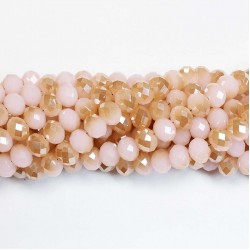 Glass crystals 8x6mm