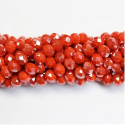 Glass crystals 8x6mm