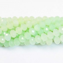 Glass crystals 8x6mm