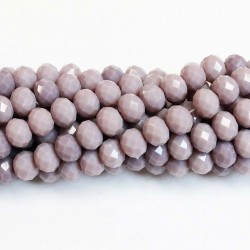 Glass crystals 8x6mm