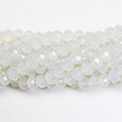 Glass crystals 8x6mm