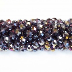 Glass crystals 8x6mm