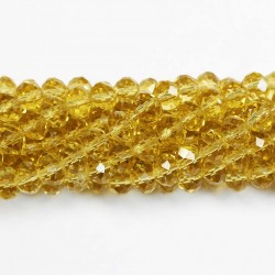 Glass crystals 8x6mm