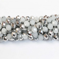 Glass crystals 8x6mm