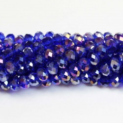 Glass crystals 8x6mm