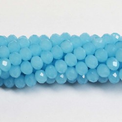 Glass crystals 8x6mm