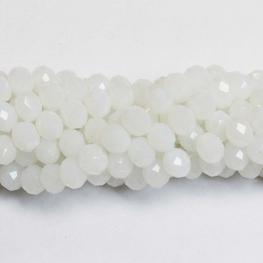 Glass crystals 8x6mm