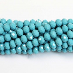 Glass crystals 8x6mm