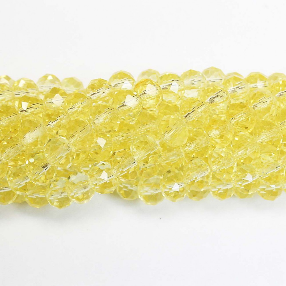 Glass crystals 8x6mm