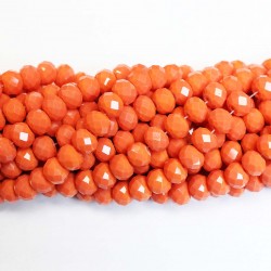 Glass crystals 8x6mm