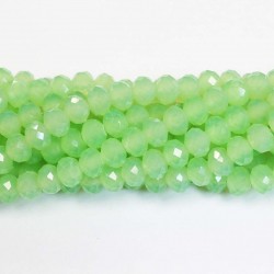 Glass crystals 8x6mm