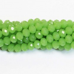 Glass crystals 8x6mm