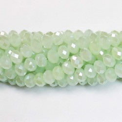 Glass crystals 8x6mm