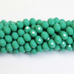 Glass crystals 8x6mm