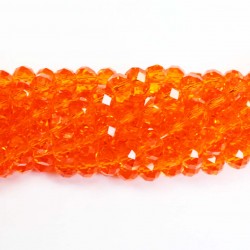 Glass crystals 8x6mm