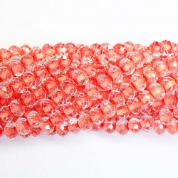 Glass crystals 8x6mm