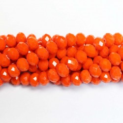 Glass crystals 8x6mm