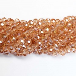 Glass crystals 8x6mm