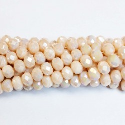 Glass crystals 8x6mm