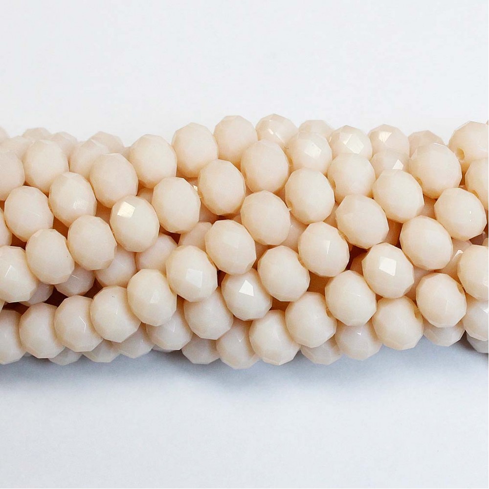 Glass crystals 8x6mm