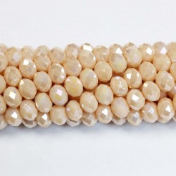 Glass crystals 8x6mm