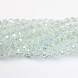 Glass crystals 8x6mm