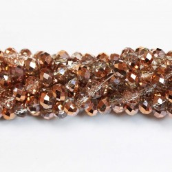 Glass crystals 8x6mm