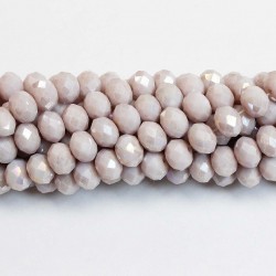 Glass crystals 8x6mm