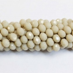 Glass crystals 8x6mm