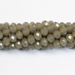 Glass crystals 8x6mm